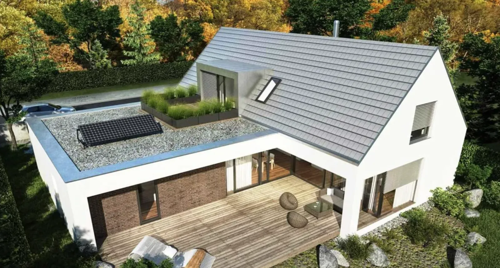 Widok 2 domu Compact